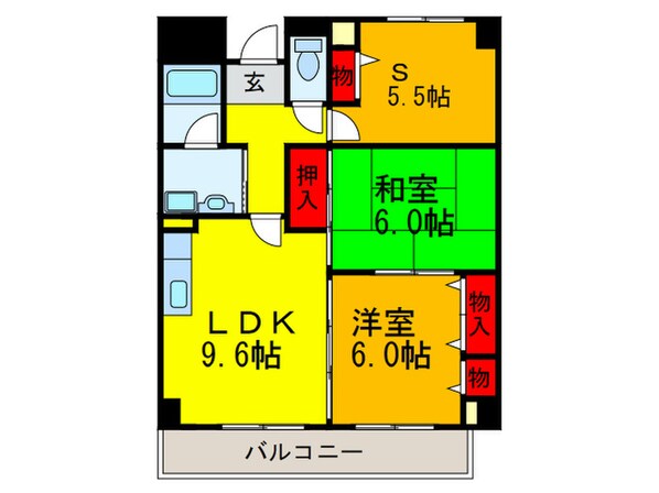 アム－ル新石切の物件間取画像